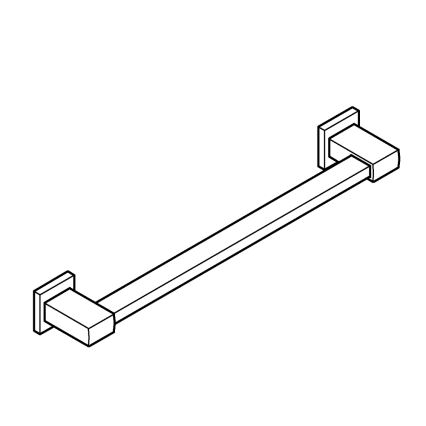 GROHE 41095000 - Badgreep START CUBE 504 mm glanzend chroom