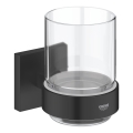 GROHE 410972430 - Glas met houder START CUBE zwart