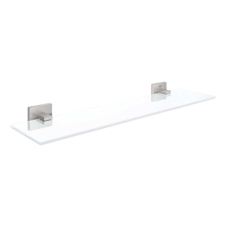 GROHE 41109DC0 - Glazen plank START CUBE 530 mm, roestvrij staal