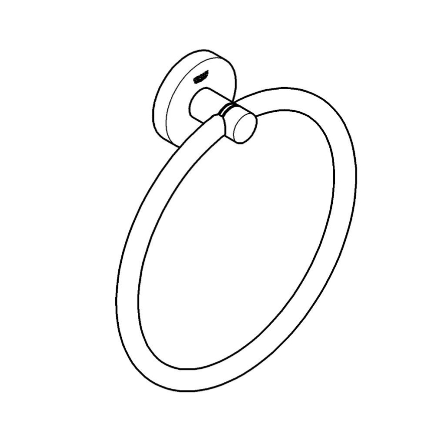 GROHE 41174000 - START handdoekhouder 180 mm, glanzend chroom