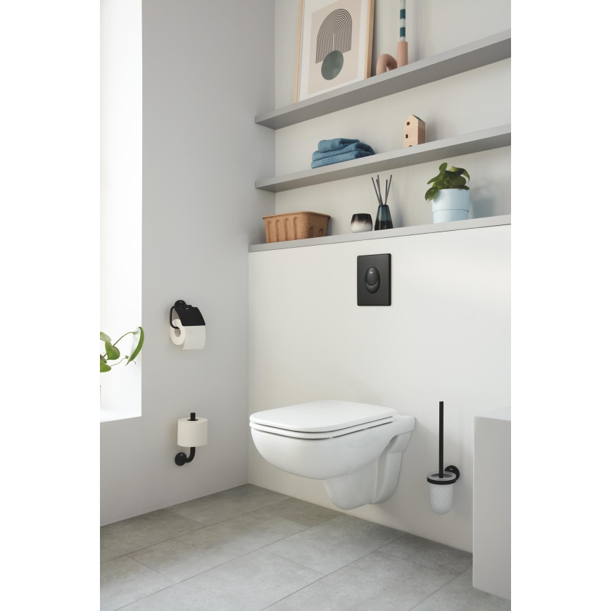GROHE 411862430 - Reserve toiletrolhouder START 116 x 232 mm zwart