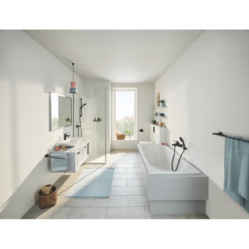 GROHE 412032430 - Tweearmige handdoekhouder START 654 mm zwart