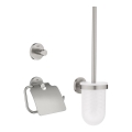 GROHE 41204DC0 - 3-in-1 START toiletaccessoireset, roestvrij staal