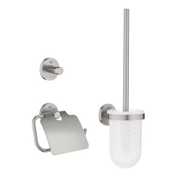 GROHE 41204DC0 - 3-in-1 START toiletaccessoireset, roestvrij staal