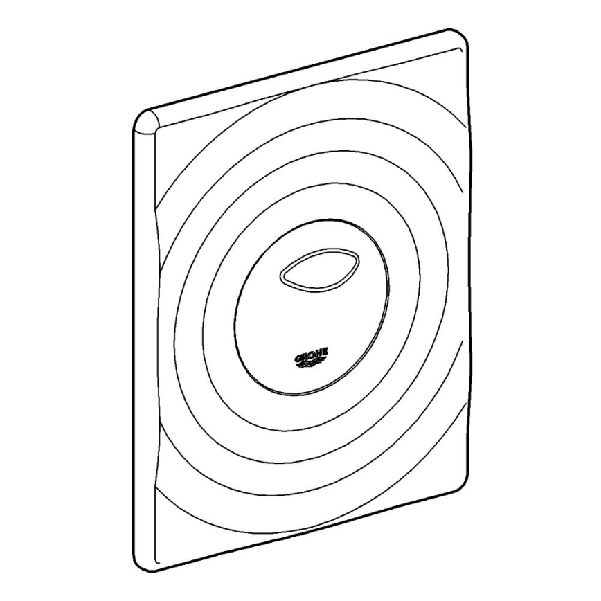 GROHE 42302SH0 - Spoelknop SURF 156 × 197 mm wit
