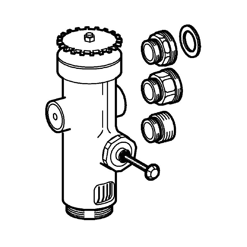 GROHE 43996000 - Drukspoelventiel RONDO 3”
