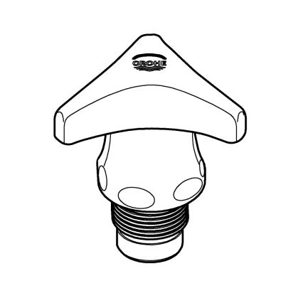 GROHE 45968000 - Bovenstuk DN 15 TRECORN glanzend chroom