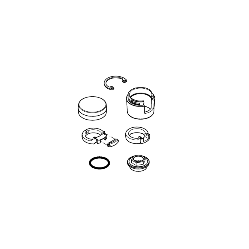 GROHE 46023000 - EUROMIX-hendel glanzend chroom