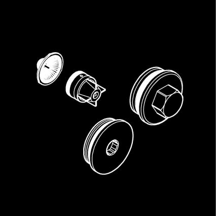 GROHE 47753000 - Terugslagklep glanzend chroom