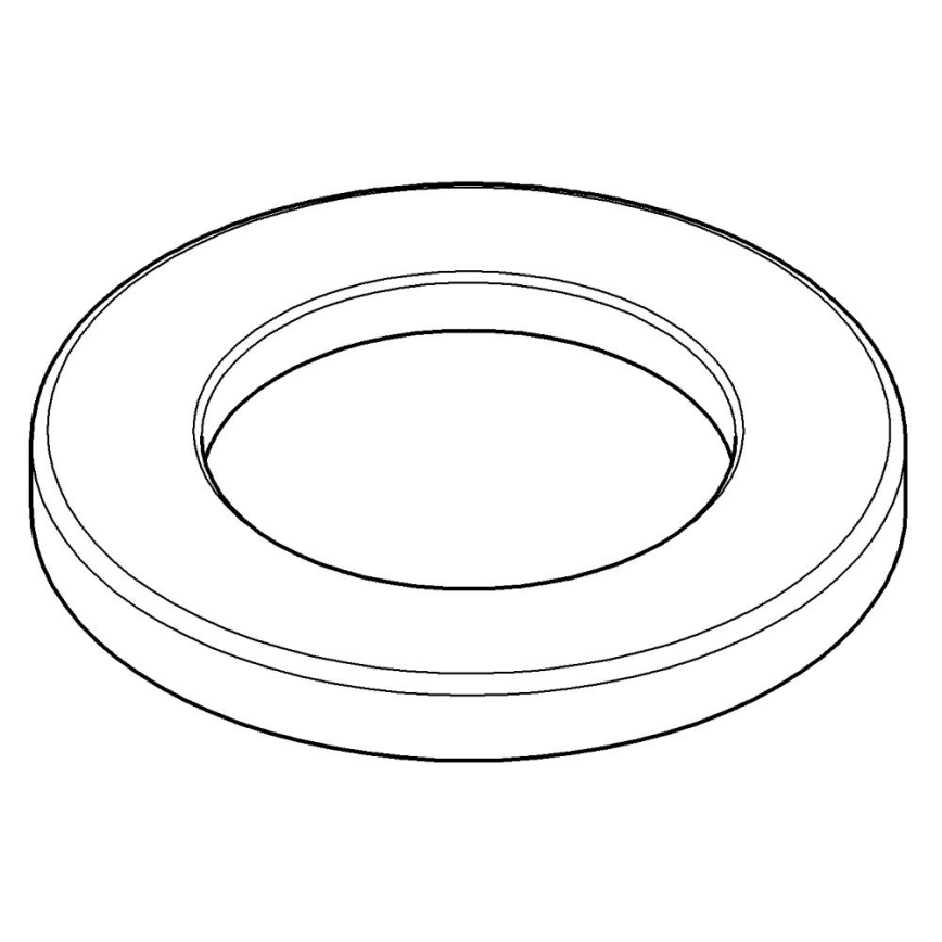 GROHE 48165000 - Afdekplaat voor eengreeps wastafel- en bidetkranen, chroom