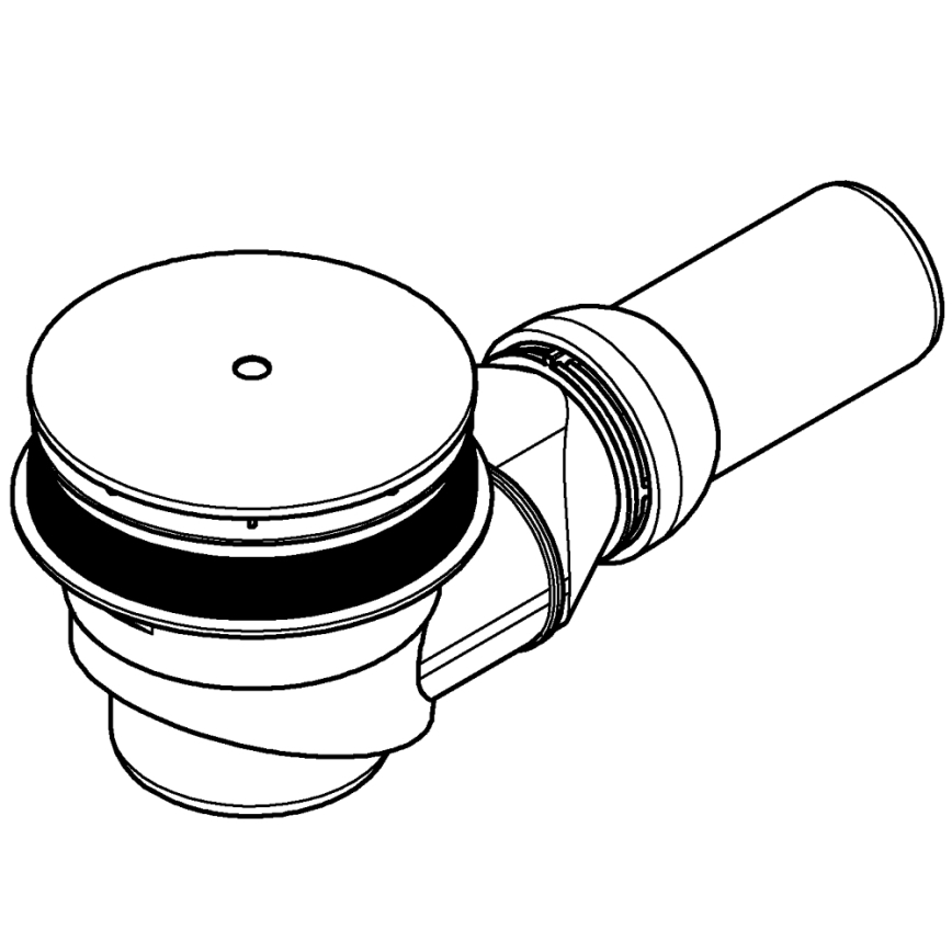 GROHE 49534000 - Afvoerset voor universele douchebakken Ø 112 mm chroom