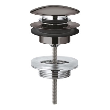 GROHE 65807A00 - Afvoerset met stop voor wastafels met overloop, grafiet