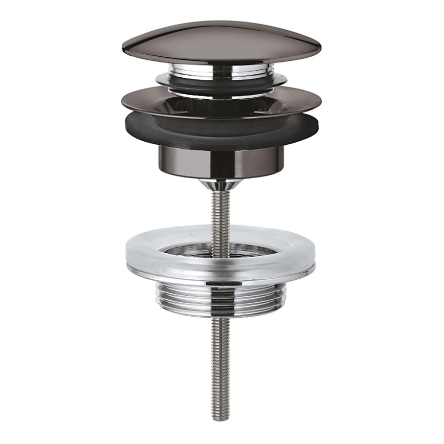 GROHE 65807A00 - Afvoerset met stop voor wastafels met overloop, grafiet