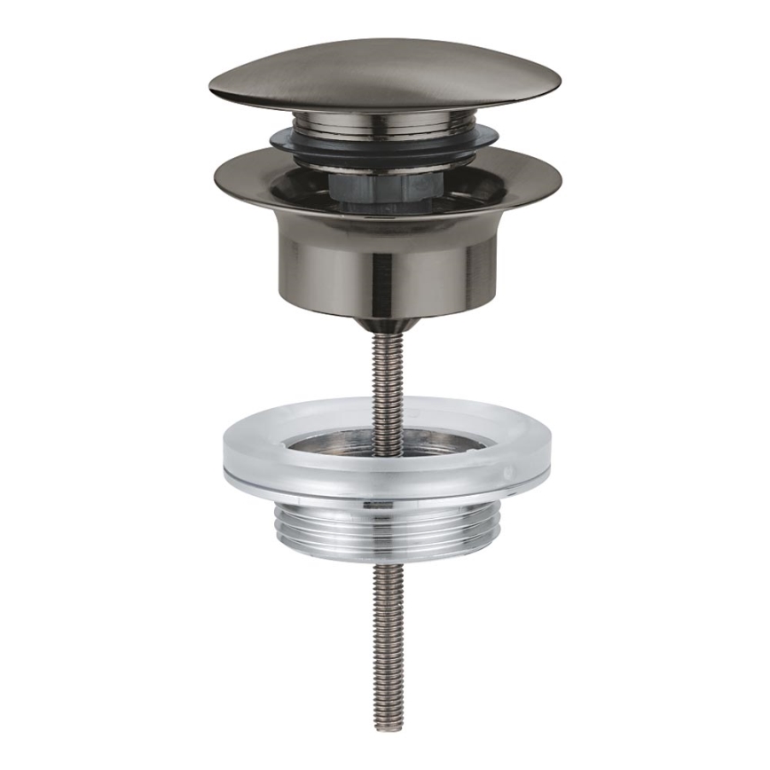 GROHE 65807AL0 - Afvoerset voor wastafels met overloop, grafiet