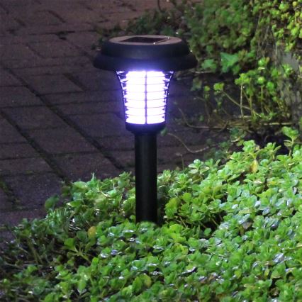 Grundig 12217 - LED Solar lamp en insectenval 1xAA