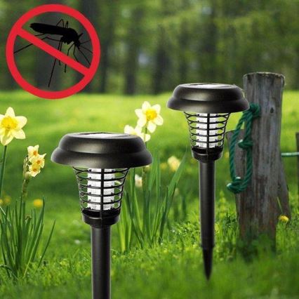 Grundig 12217 - LED Solar lamp en insectenval 1xAA