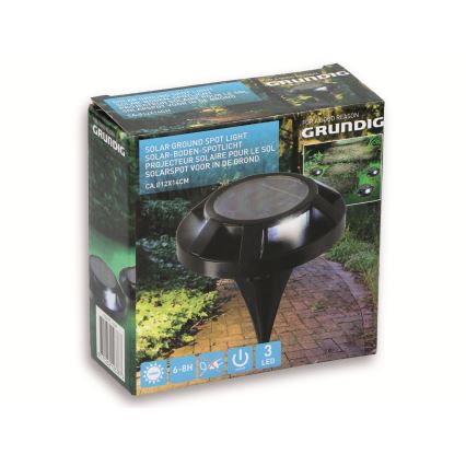 Grundig 12338 - LED Zonne-energie lamp 3xLED/1xAAA 600 mAh