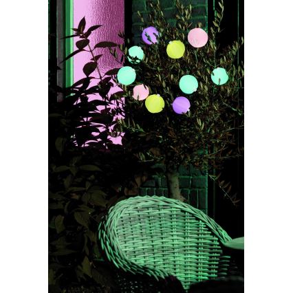 Grundig 14106 - Solar LED Lichtketting 2,4m 10xLED/1,2V