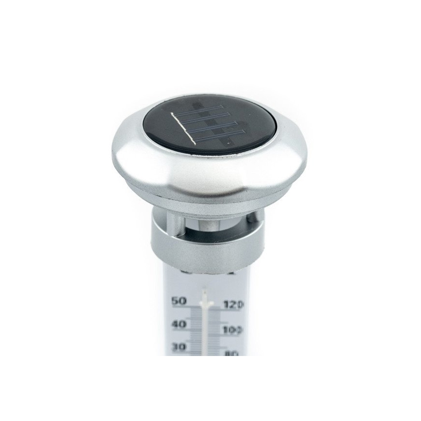 Grundig 89640 - LED Solar lamp met thermometer 1xLED/1,2V IP44