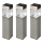 Grundig 90048 - SET 3x Solar lamp LED/5,5x28cm 1xAAA 600 mAh