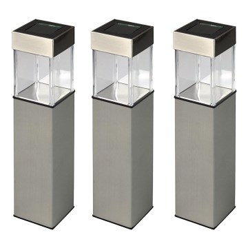 Grundig 90048 - SET van 3x LED Zonnelampen/5,5x28cm 1xAAA 600 mAh