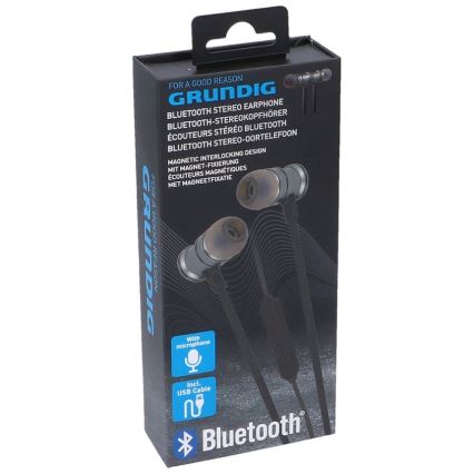 Grundig - Bluetooth Oortjes met Microfoon zwart