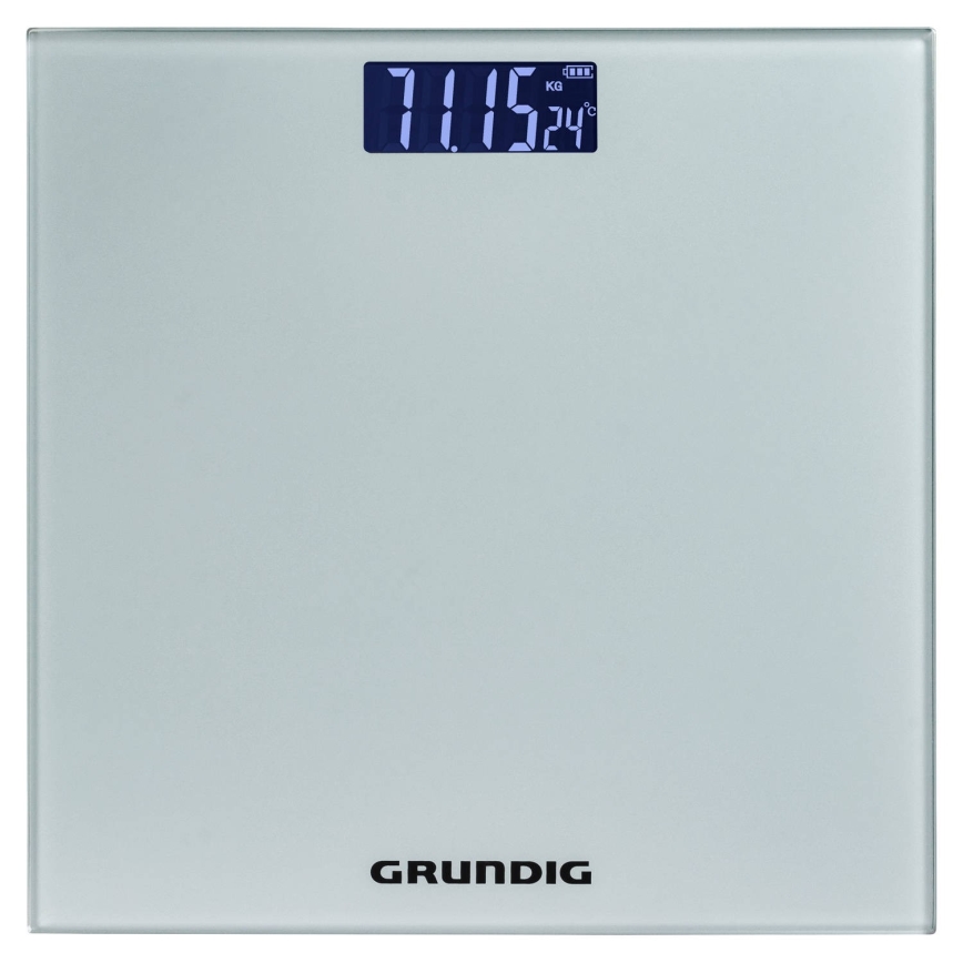 Grundig - Digitale Weegschaal voor Personen 2xAAA