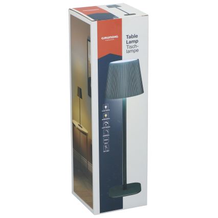 Grundig - Dimbare aanraakgevoelige LED-bureaulamp, 5V, 1200 mAh