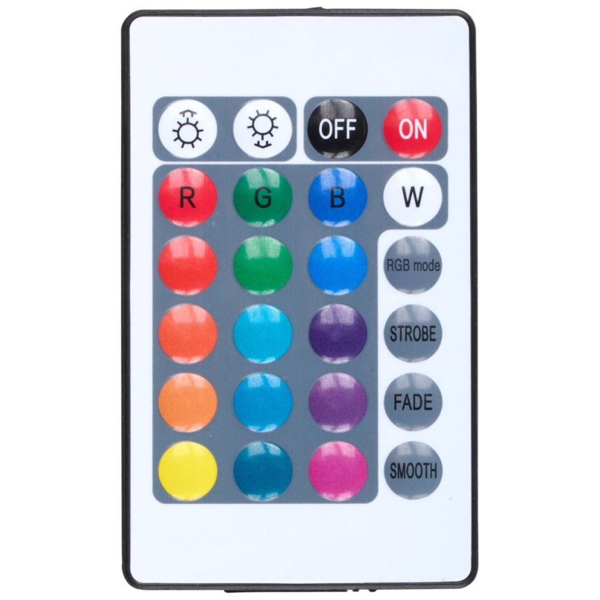 Grundig - Dimbare LED RGBW vloerlamp LED/10W/5V zwart + afstandsbediening