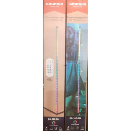 Grundig - Dimbare LED RGBW vloerlamp LED/6W/230V + afstandsbediening