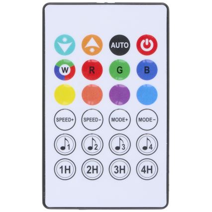 Grundig - LED RGB Dimbare vloerlamp LED/8W/5V + afstandsbediening