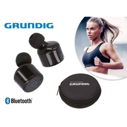 Grundig - Draadloze Oortjes Bluetooth zwart