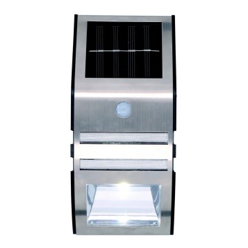 Grundig - LED 44 / 5.000 Solar wandlamp met bewegings- en schemersensor LED/1xAA 600mAh IP64