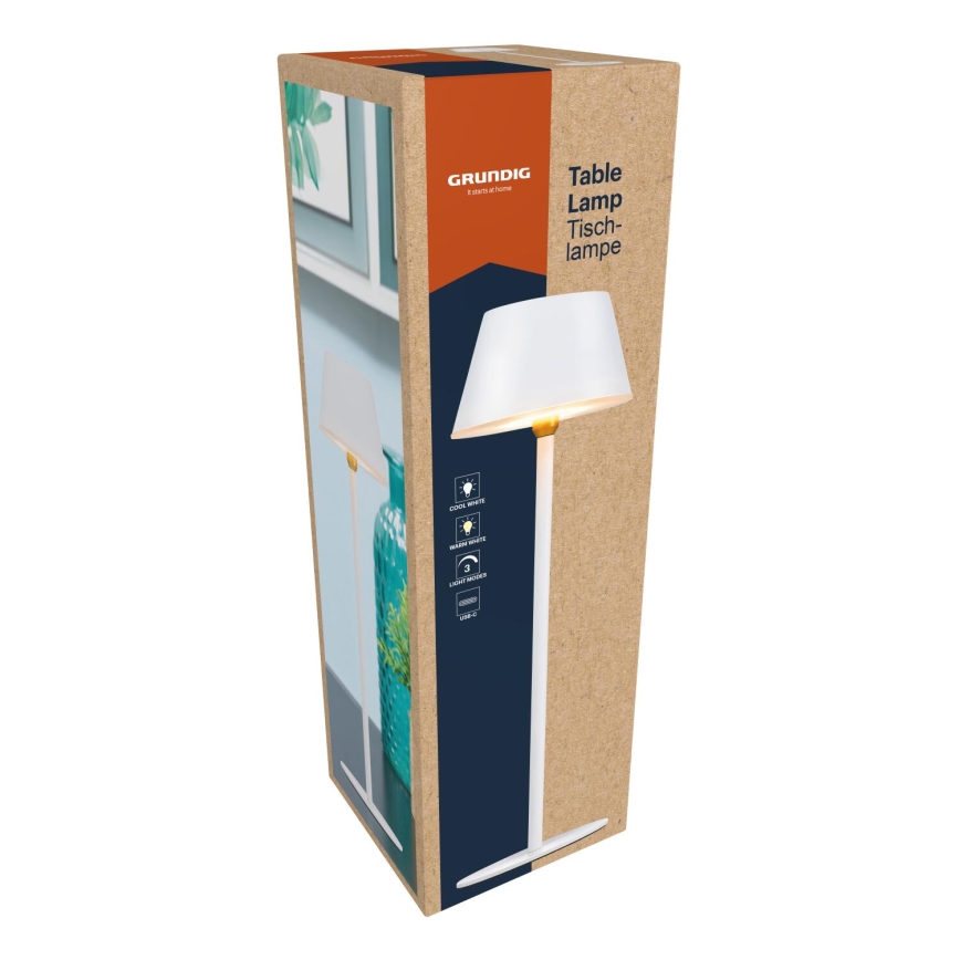 Grundig - LED aanraak bureaulamp LED/5V 1200 mAh