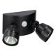 Grundig - LED Buiten wandlamp met sensor 2xLED/9V IP44