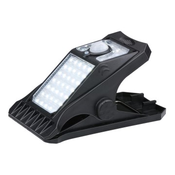 Grundig - LED-lamp op zonne-energie met een sensor CLIP-ON LED/9W/3,7V IP44