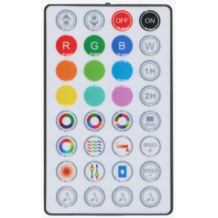Grundig - LED RGB dimbare vloerlamp 2-in-1 LED/230V + afstandsbediening
