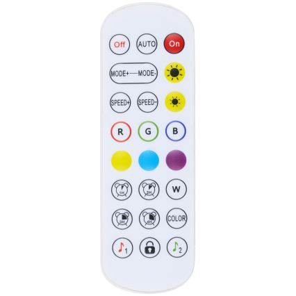 Grundig - LED RGB dimbare vloerlamp LED/5W/5V + afstandsbediening