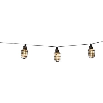 Grundig - LED Solar ketting 10xLED 3,8m IP44 warm wit
