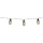 Grundig - LED Solar ketting 10xLED 3,8m IP44 warm wit