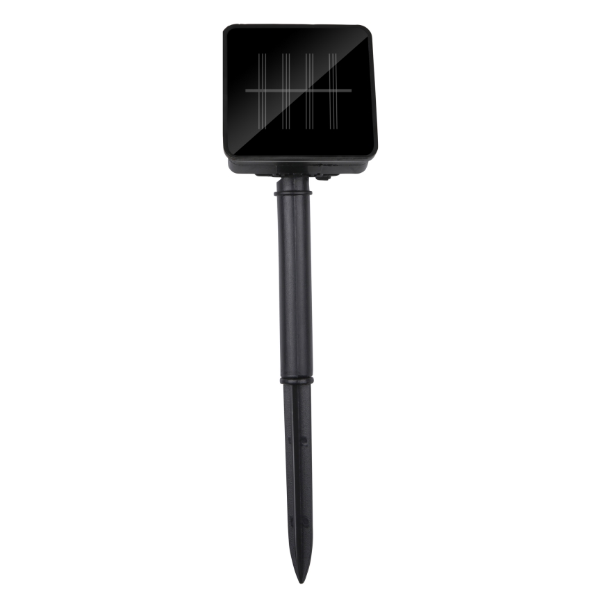 Grundig - LED Solar ketting 50xLED/8 Functies 6,9m warm wit