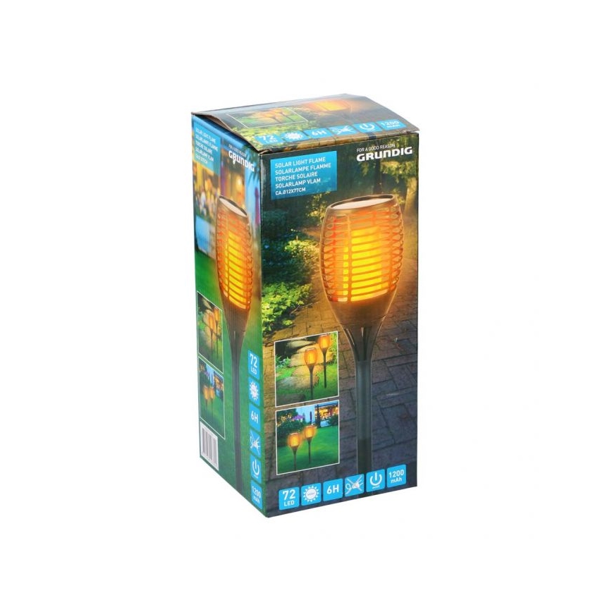 Grundig - LED Solar lamp 30xLED/1,2V 600 mAh IP44