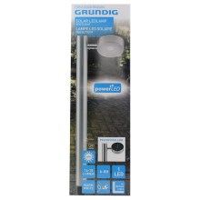 Grundig - LED Solar spotlamp 1xLED/3,2V