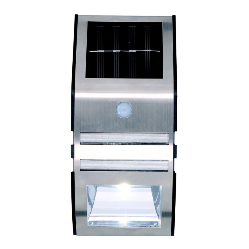 Grundig - LED Solar wandlamp met sensor LED/1xAA 600mAh IP64