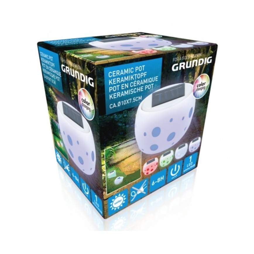 Grundig - LED Solarlamp 2xLED/0,06W/1,2V
