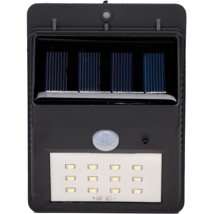 Grundig - LED-wandlamp op zonne-energie met bewegingssensor, LED/1,2V 600 mAh IP44