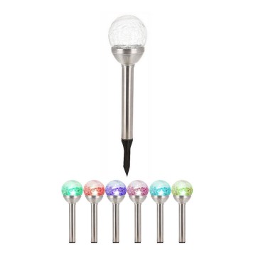 Grundig - LED Zonne-energie lamp 1xLED/1,2V 600 mAh multicolor
