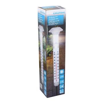 Grundig - LED Zonne-thermometer 1xAAA 600 mAh IP44