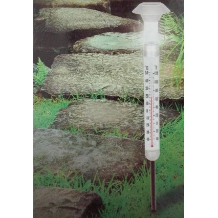 Grundig - LED Zonne-thermometer 1xAAA 600 mAh IP44
