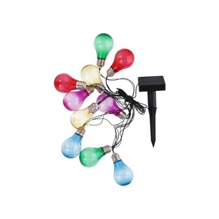 Grundig - LED Zonne-lichtsnoer 10xLED/1xAA 600 mAh gekleurd